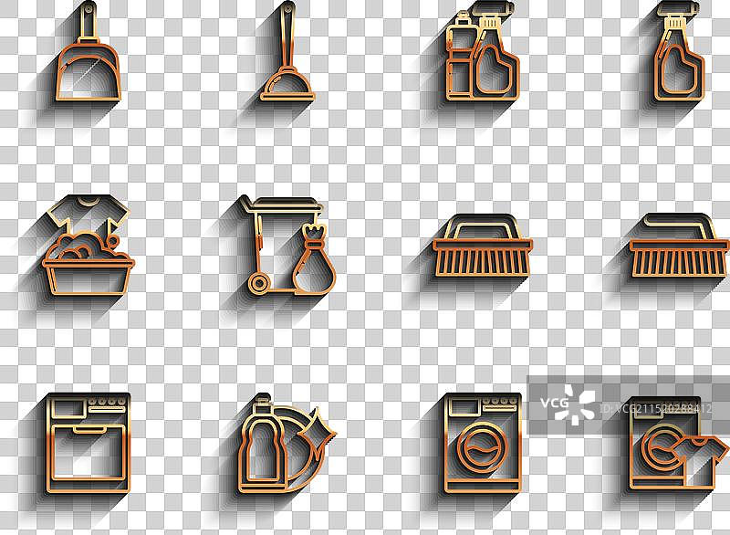 瓶装液体灌装线清洗装置图片素材