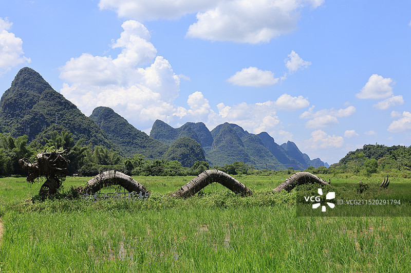 十里画廊图片素材