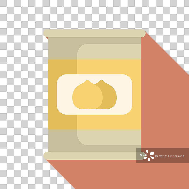 装有无花果蜜饯的铝罐水果罐头图片素材