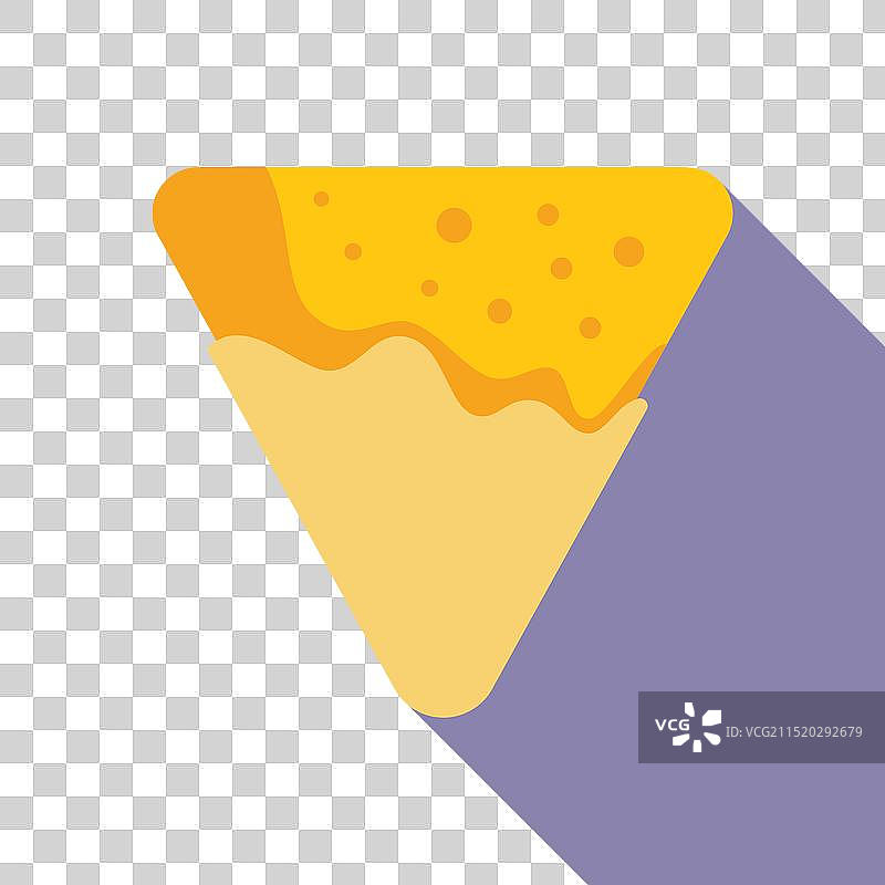 覆盖着融化奶酪的玉米片图片素材