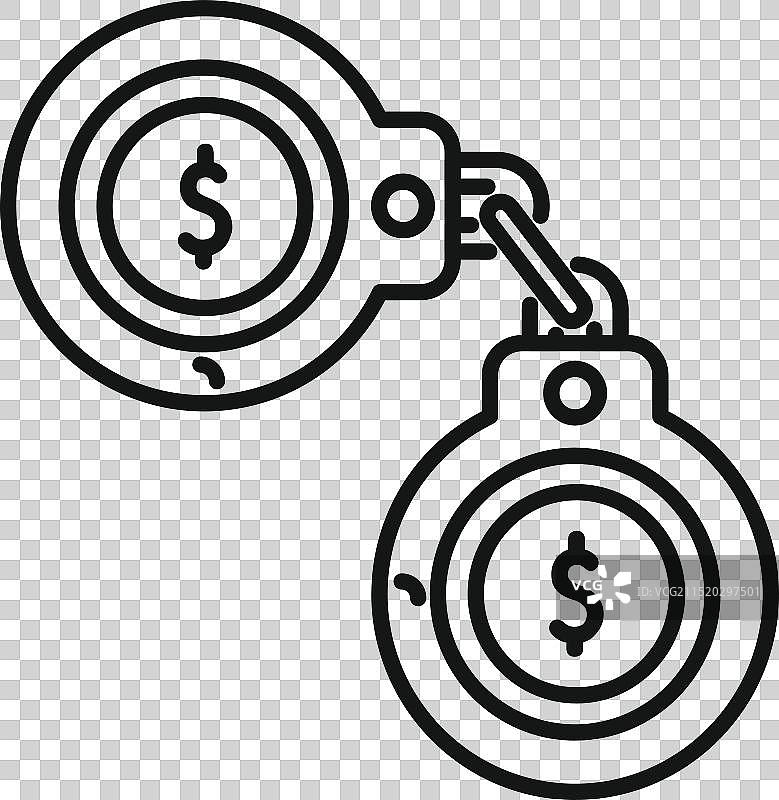 金融犯罪图标图片素材