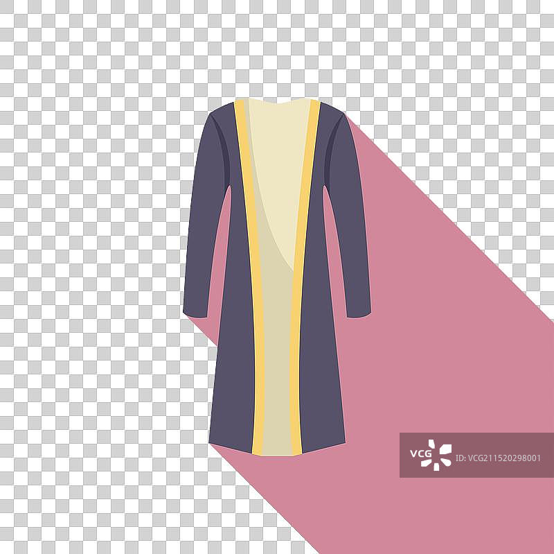 粉色背景上的毕业礼服图片素材