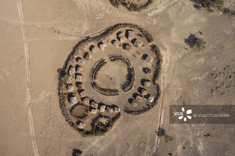 马赛村落图片素材