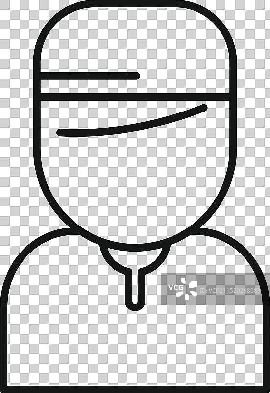 戴着传统塔基耶帽的穆斯林男子图片素材