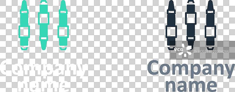 白色背景上的记号笔图标图片素材