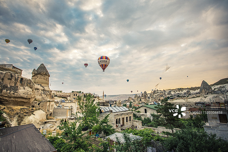 卡帕多奇亚热气球图片素材