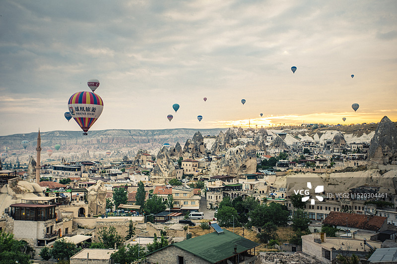 卡帕多奇亚热气球图片素材