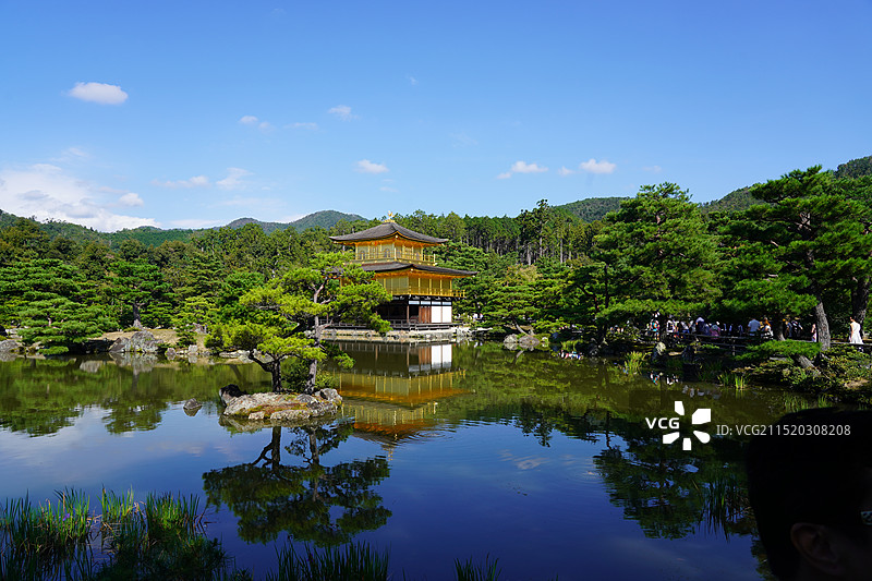 日本京都金阁寺图片素材