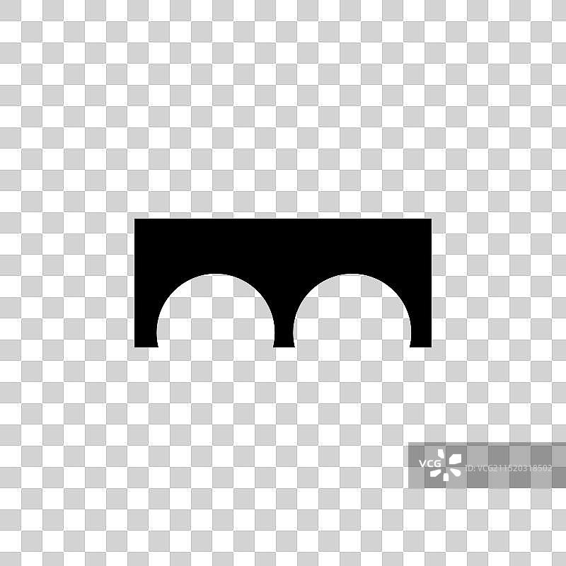 桥梁图标按钮标志符号概念图片素材