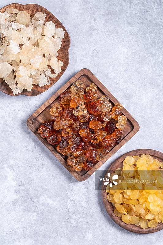 桃胶雪燕甜品原料组合图片素材