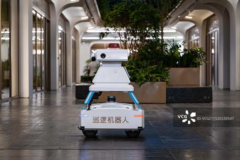 巡逻机器人图片素材