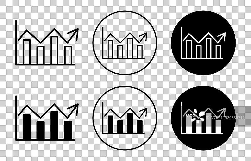 白色背景上的简约平均图标合集图片素材