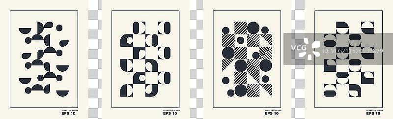 极简主义几何形状设计图片素材