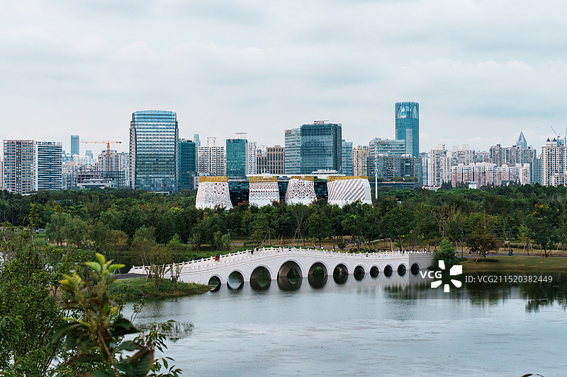 世博文化公园 十一孔桥和原俄罗斯馆图片素材