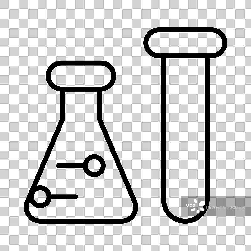 细线风格IVF图标图形设计图片素材