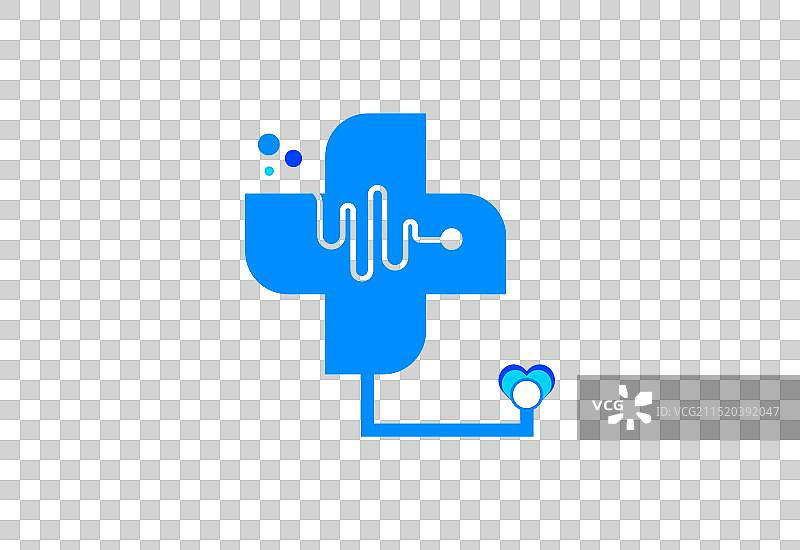 医疗保健Logo设计概念图片素材