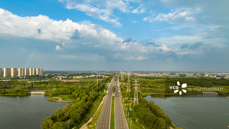 郑州中牟县牟山湿地公园图片素材