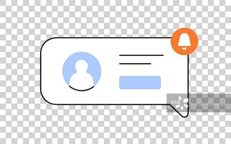 新消息通知接收在线评论图片素材