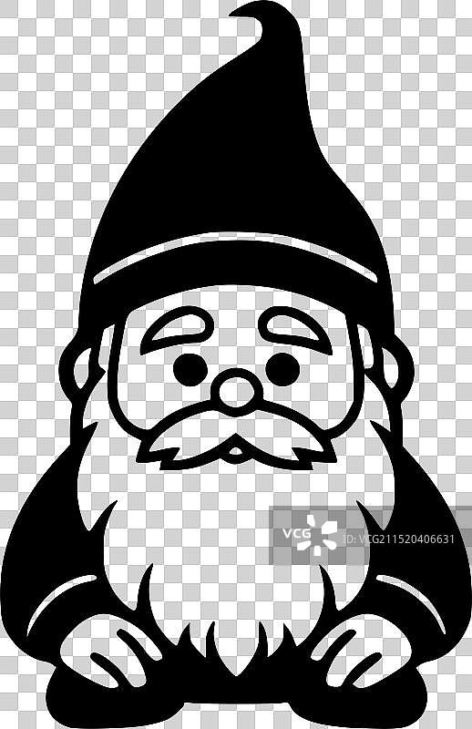 小矮人 - 黑白图片素材