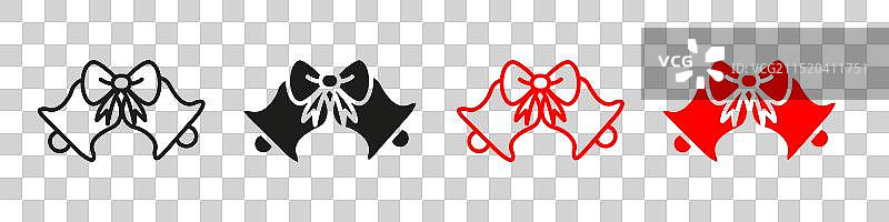 智能手机和移动设备的铃声提醒图标图片素材