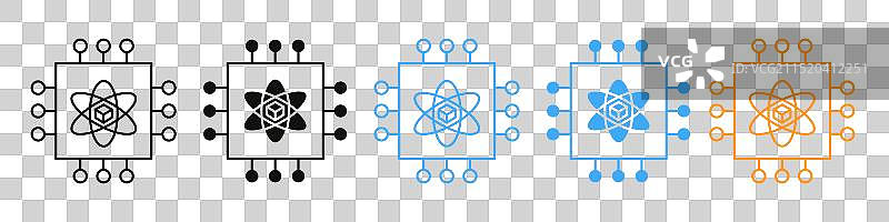 人工智能计算图标图片素材