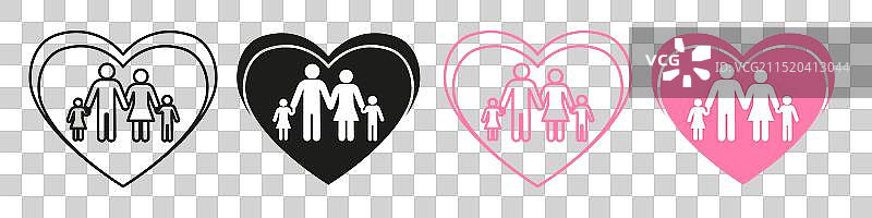 庆祝爱与团结图标图片素材