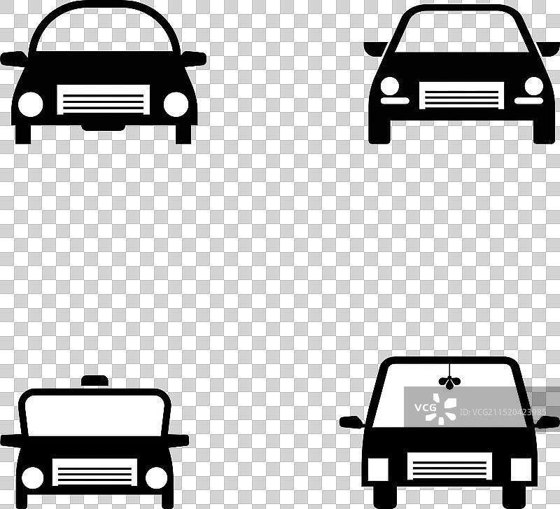 汽车图标集图片素材