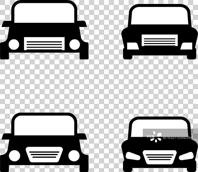 汽车图标集图片素材