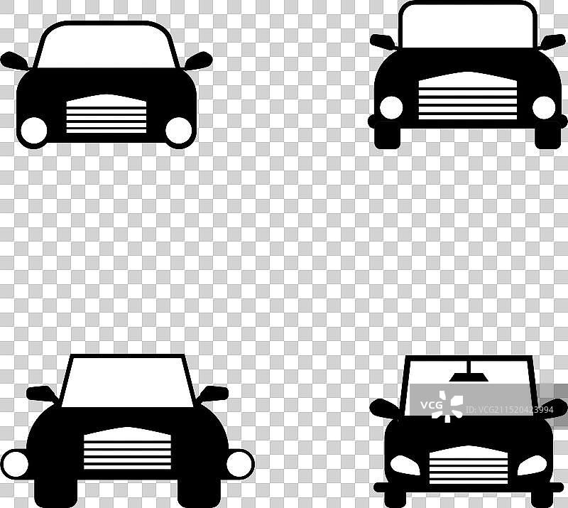 汽车图标集图片素材