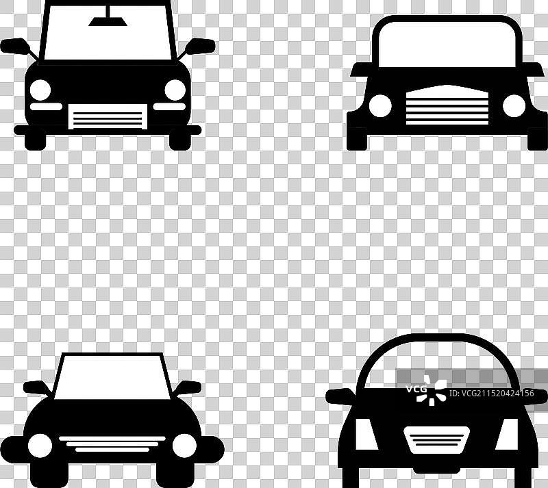 汽车图标集图片素材