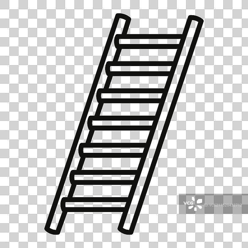 适合家居的建筑梯子图标图片素材