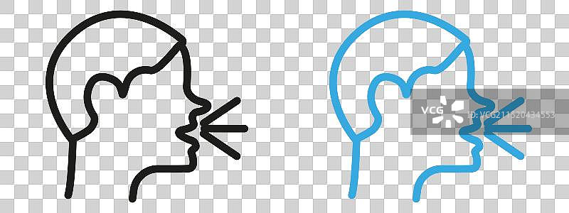 公共图书馆安静区域禁止喧哗标志图片素材