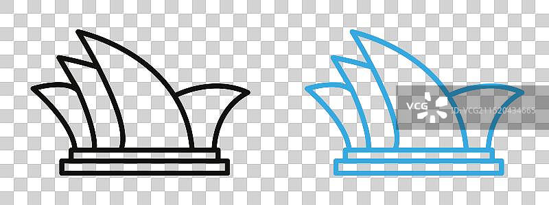 悉尼歌剧院标志性地标图片素材