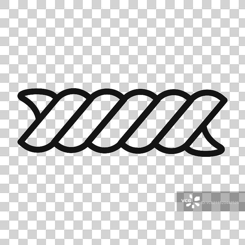 填充样式的双子座图标标记图片素材