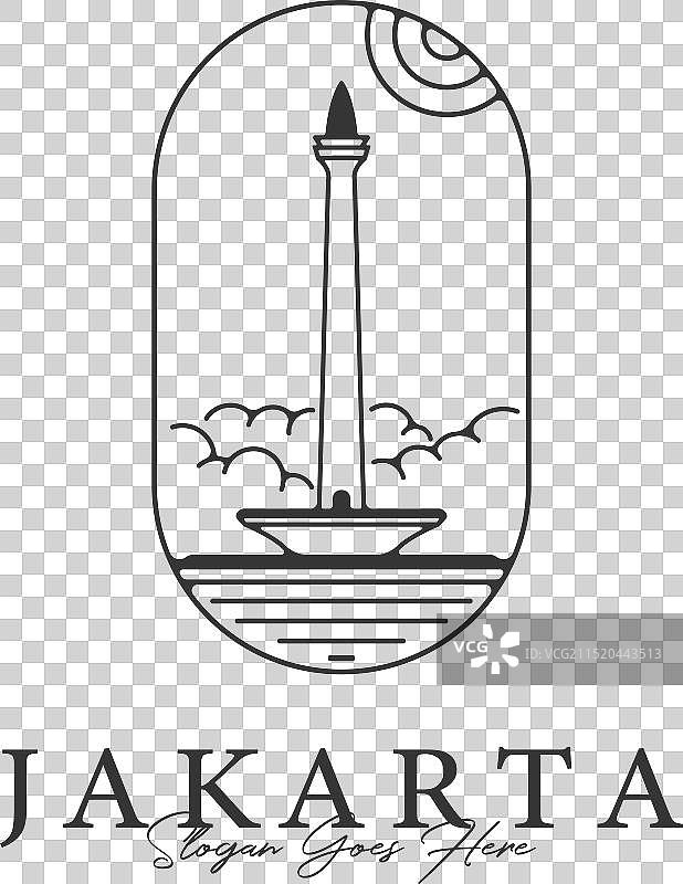 印度尼西亚雅加达地标性建筑图片素材