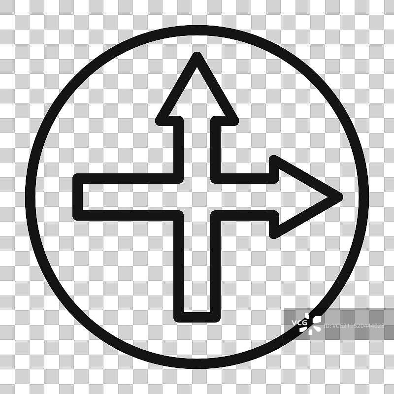 道路图标左侧标志图片素材