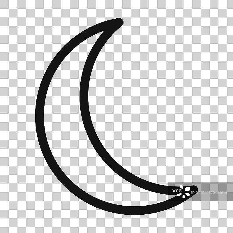 天文夜空月亮图标图片素材