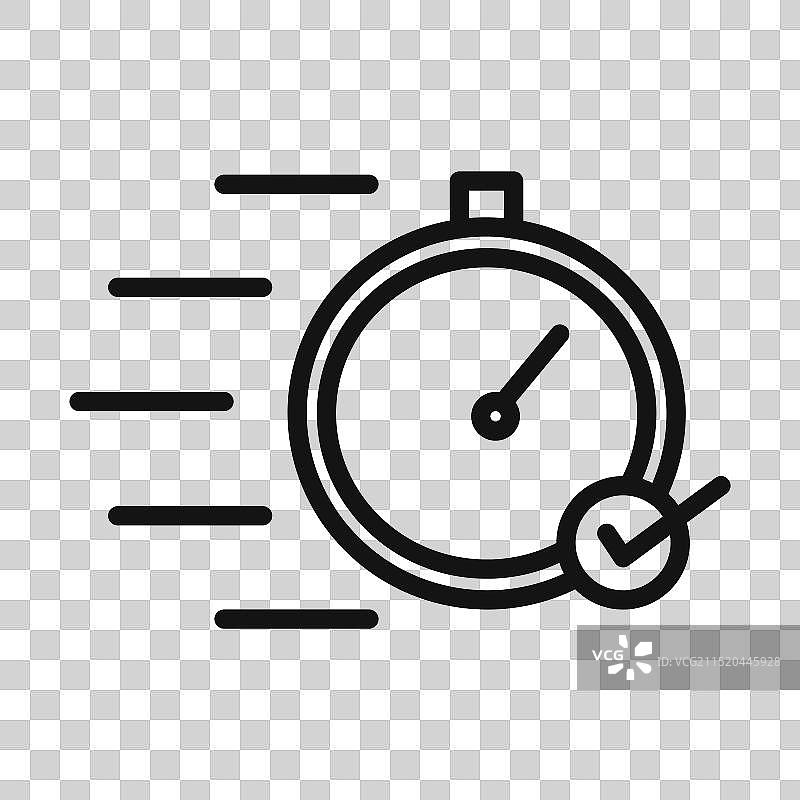 快速批准图标填充样式图片素材