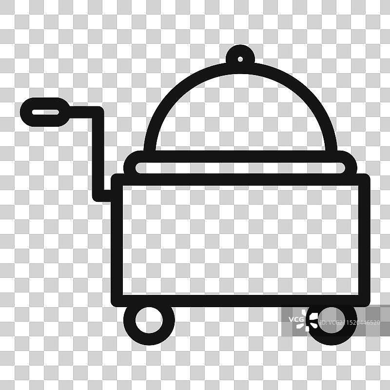 酒店客房服务图标图片素材