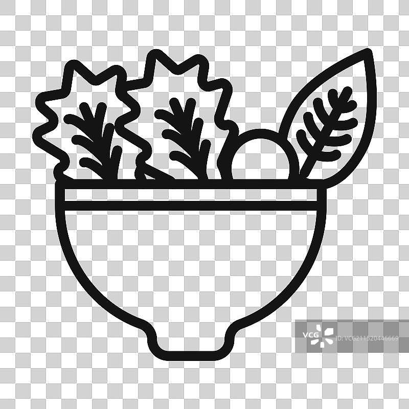 沙拉图标包：健康营养沙拉图片素材