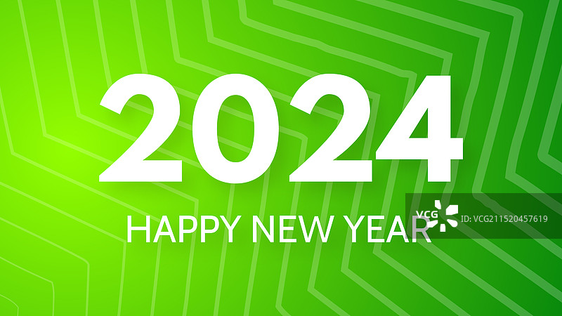 2024年快乐新年，背景色彩缤纷图片素材