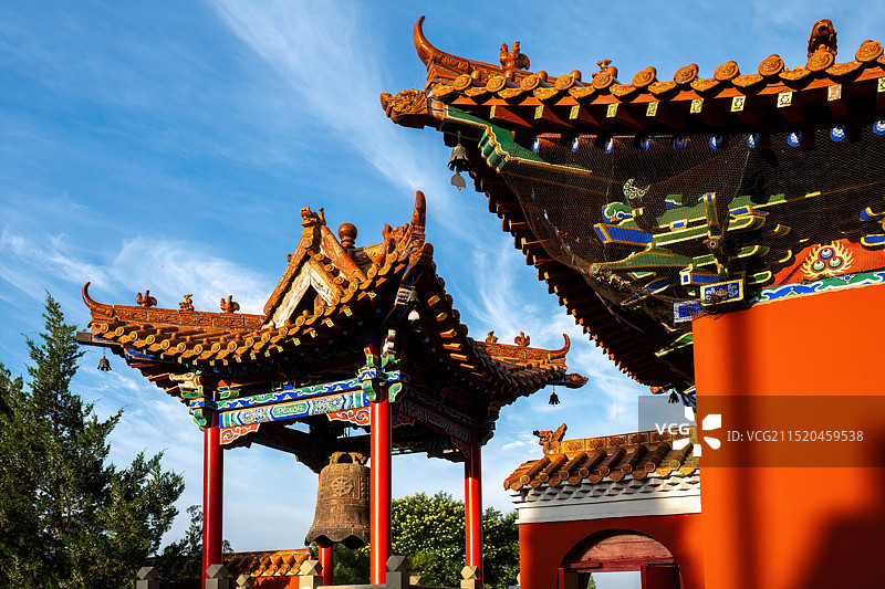 山西省忻州市河曲县白龙庙景观图片素材