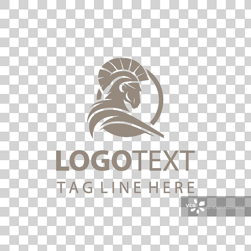 斯巴达战马标志图片素材