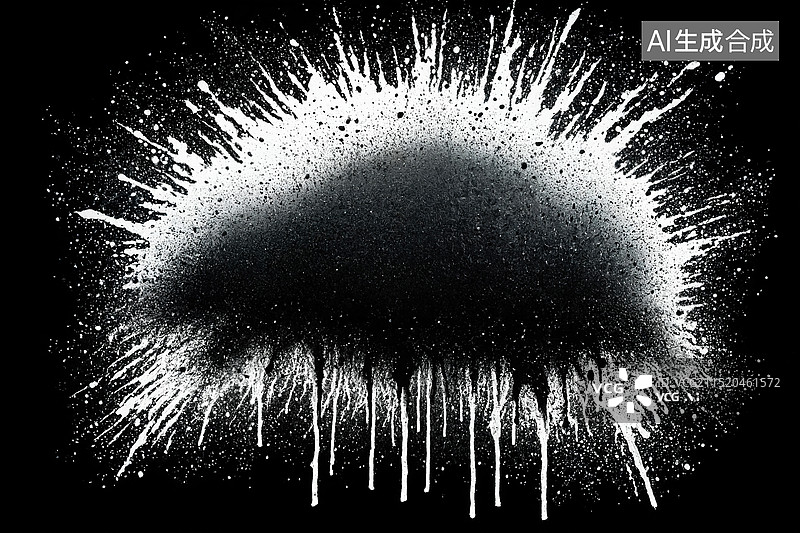 【AI数字艺术】喷溅艺术图片素材