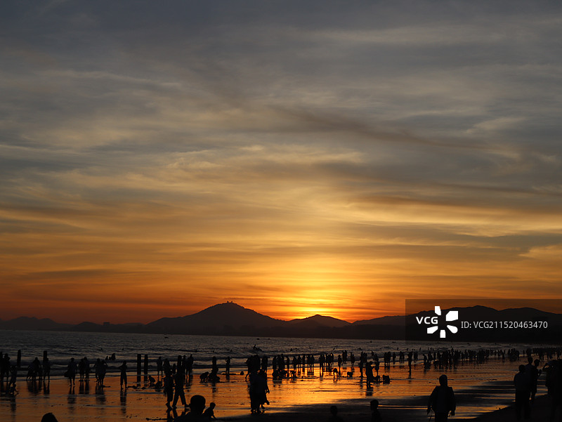 海边落日图片素材