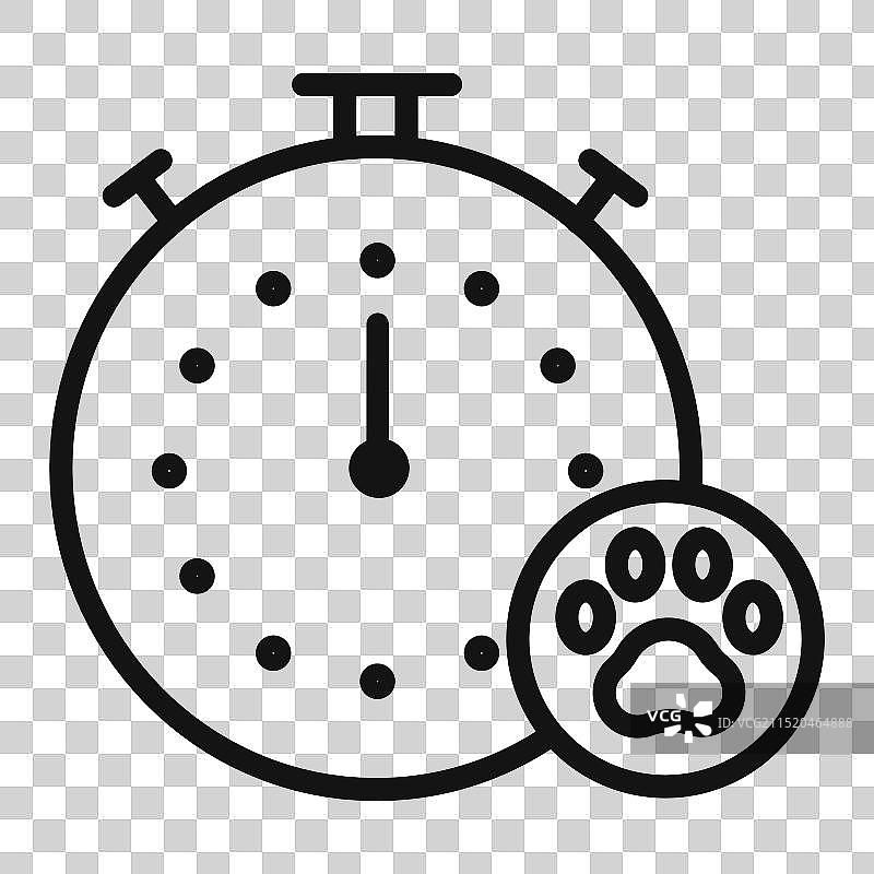 填充风格的狗比赛标志图片素材