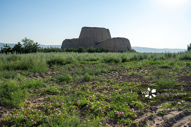山西省忻州市河曲县罗圈堡景观图片素材
