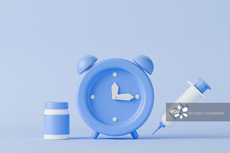 3D渲染的可爱的医疗用品图片素材