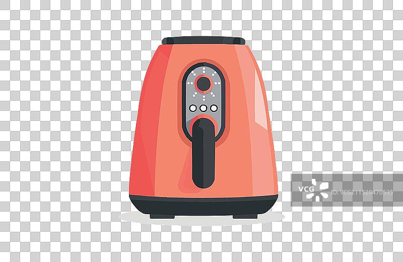 彩色空气炸锅图标图片素材