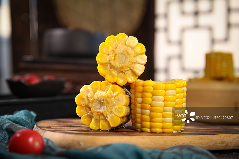即食玉米段图片素材